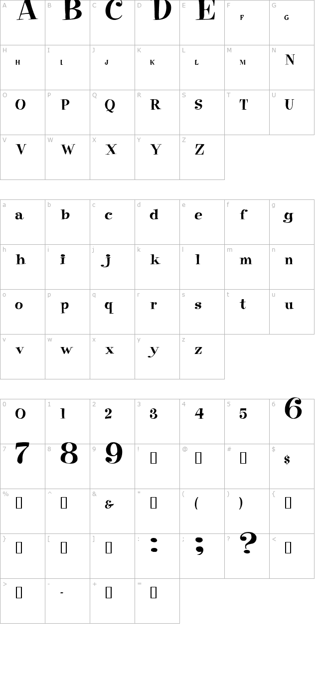 pixie character map