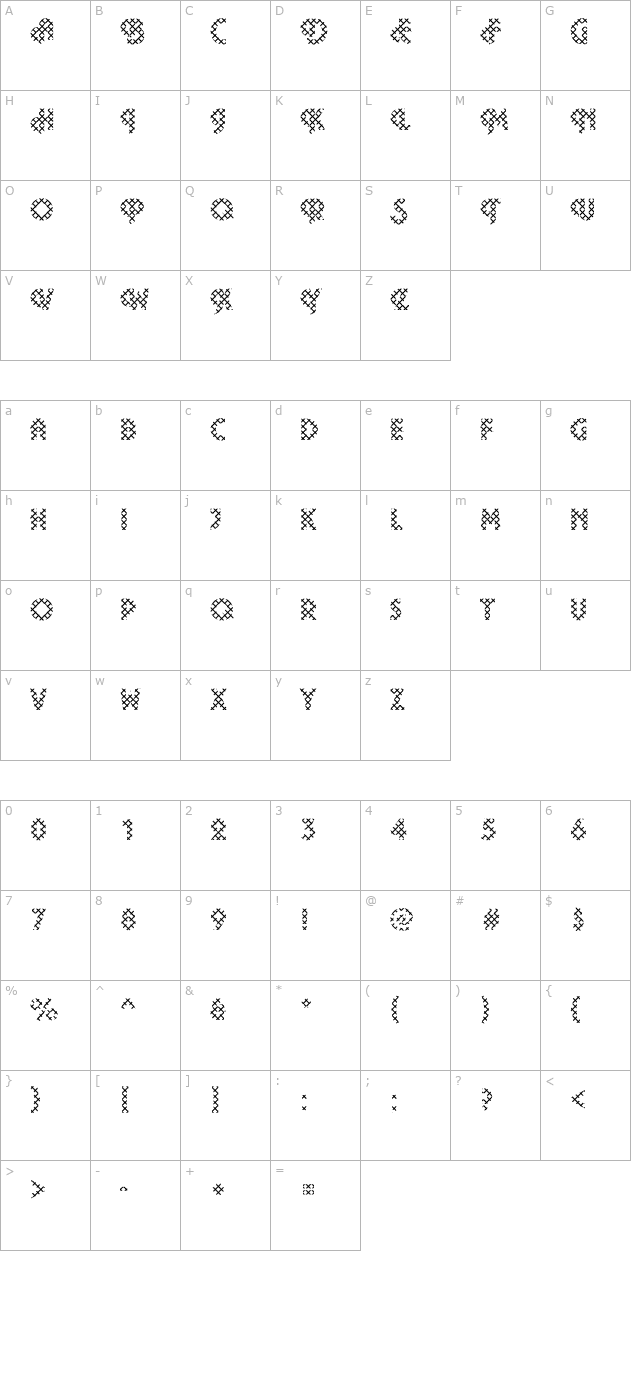 plaza13-becker character map