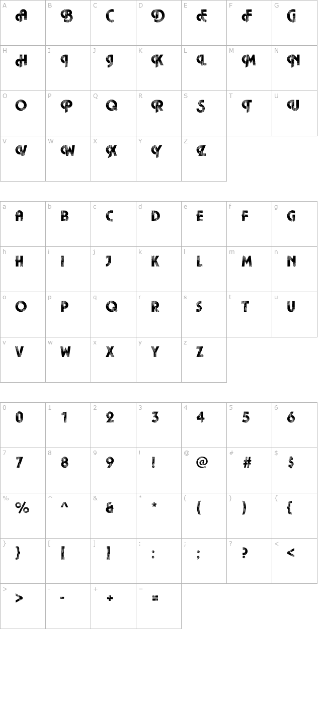 plaza23-becker character map