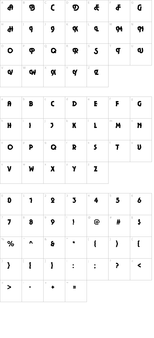 plaza43-becker character map