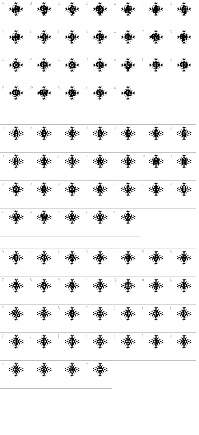 plaza48-becker character map