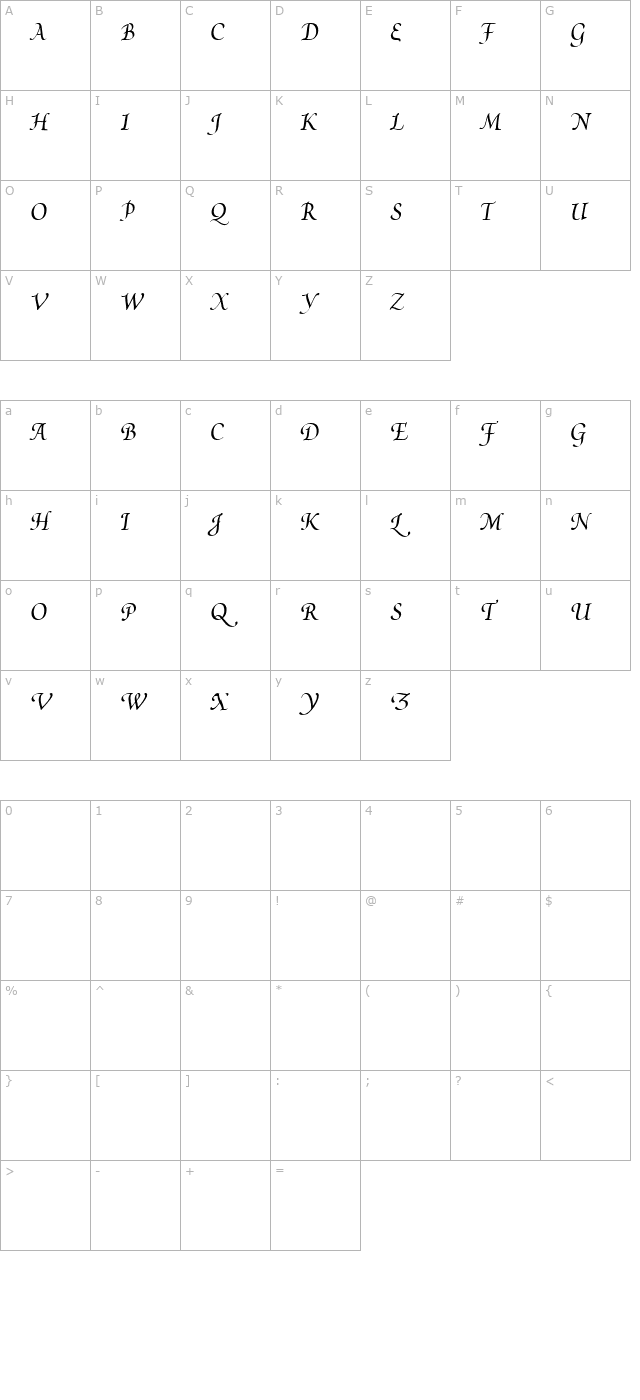 poetica-supp-swash-capitals-i character map