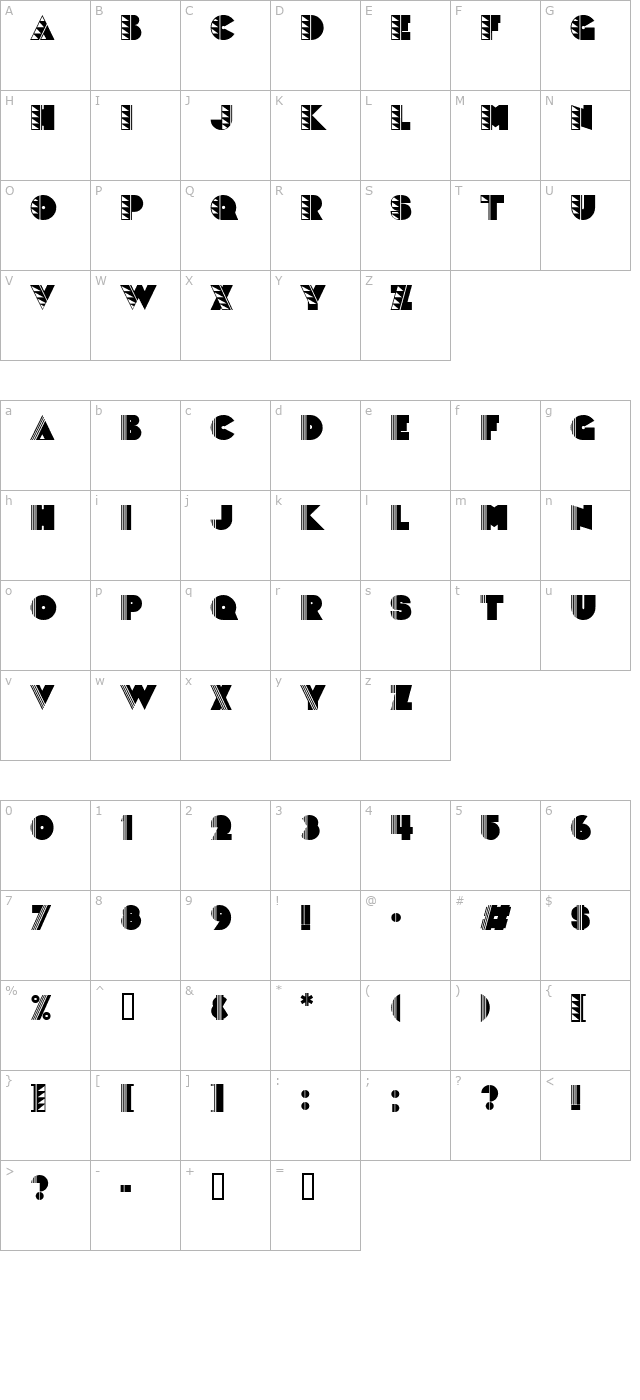 PopticsTwo character map