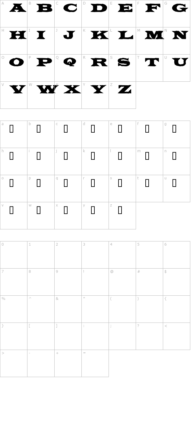 pork-soda character map