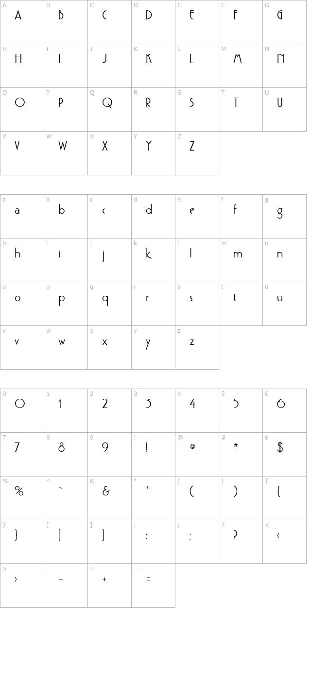 pouf-ssi-semi-bold character map