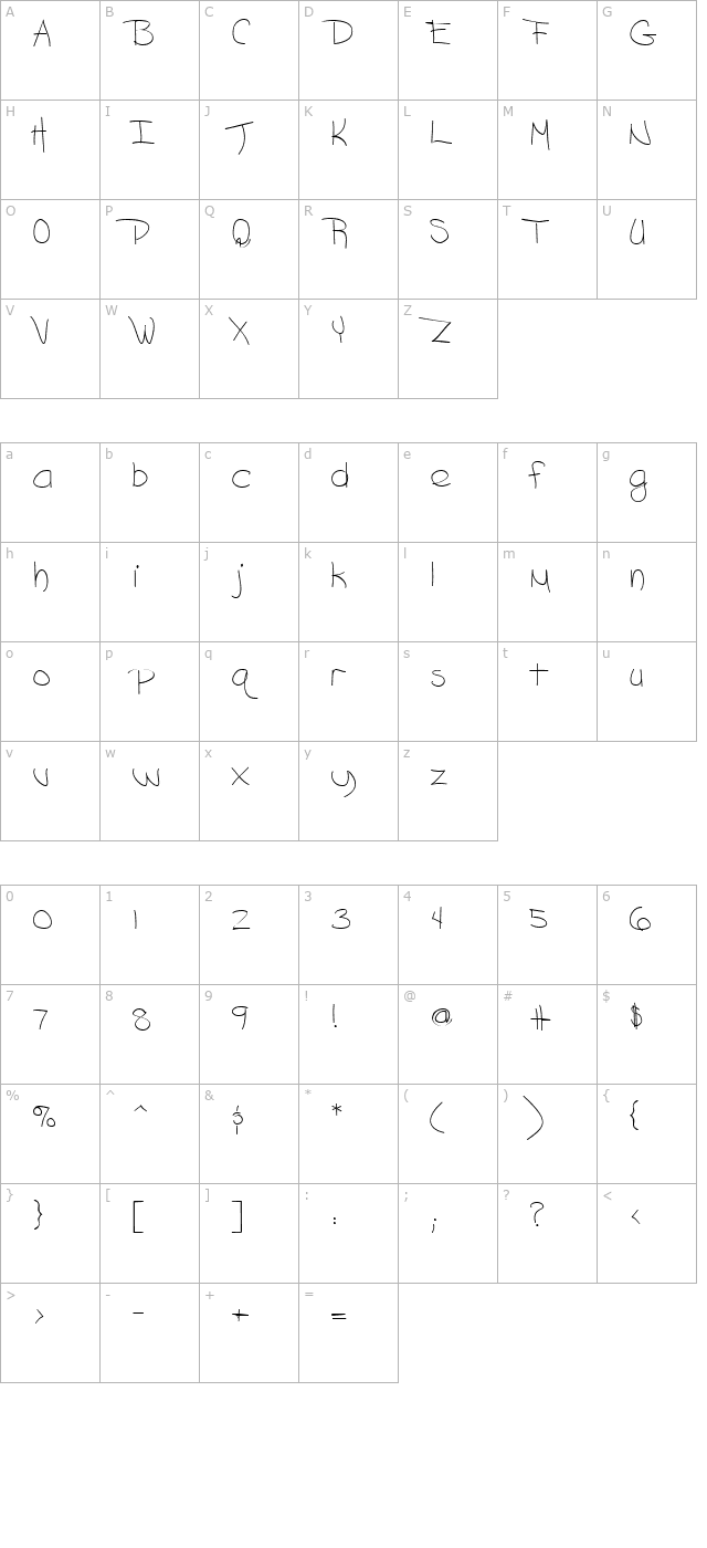 preschool character map