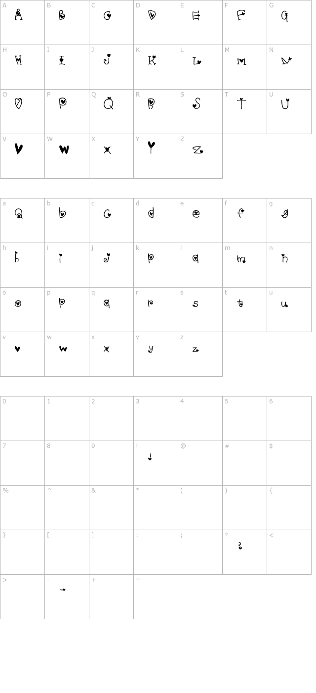 purimoeiji31 character map