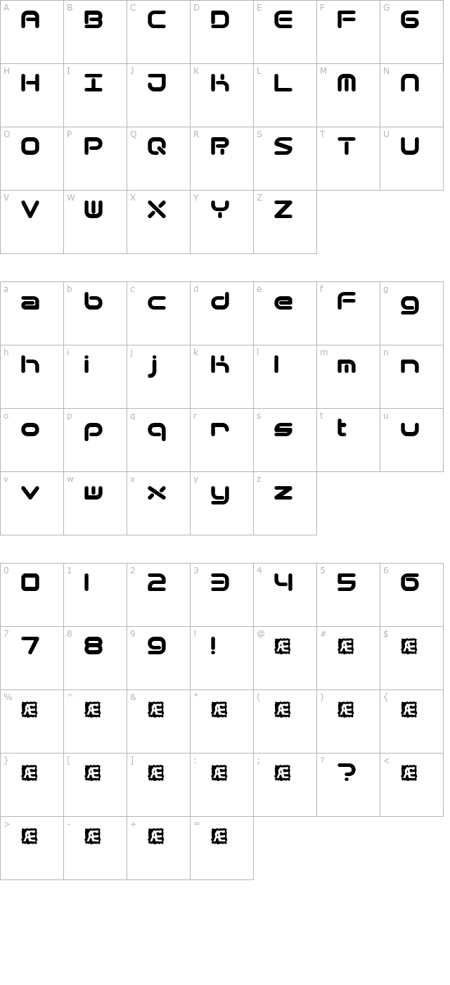 quantum-round-brk- character map