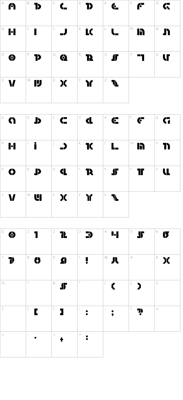 questlok character map