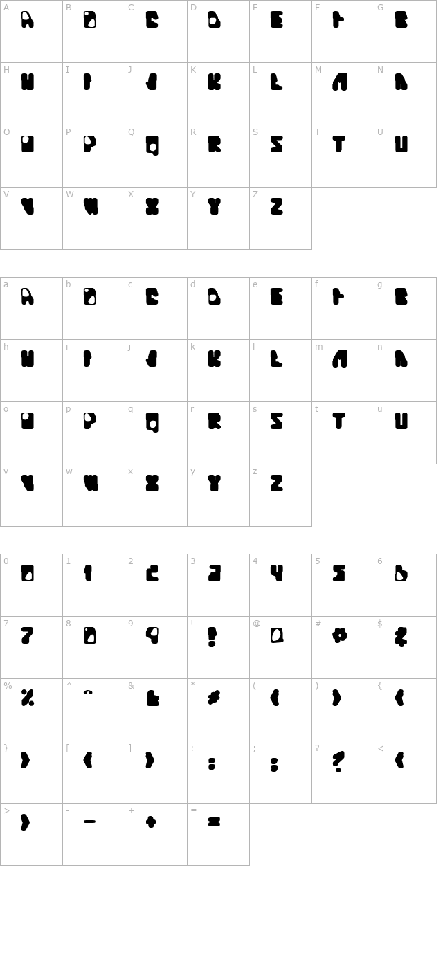 quinine character map