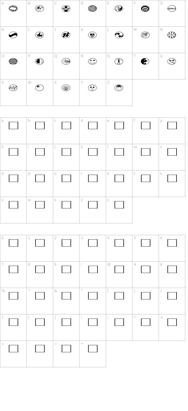 radbats-4 character map