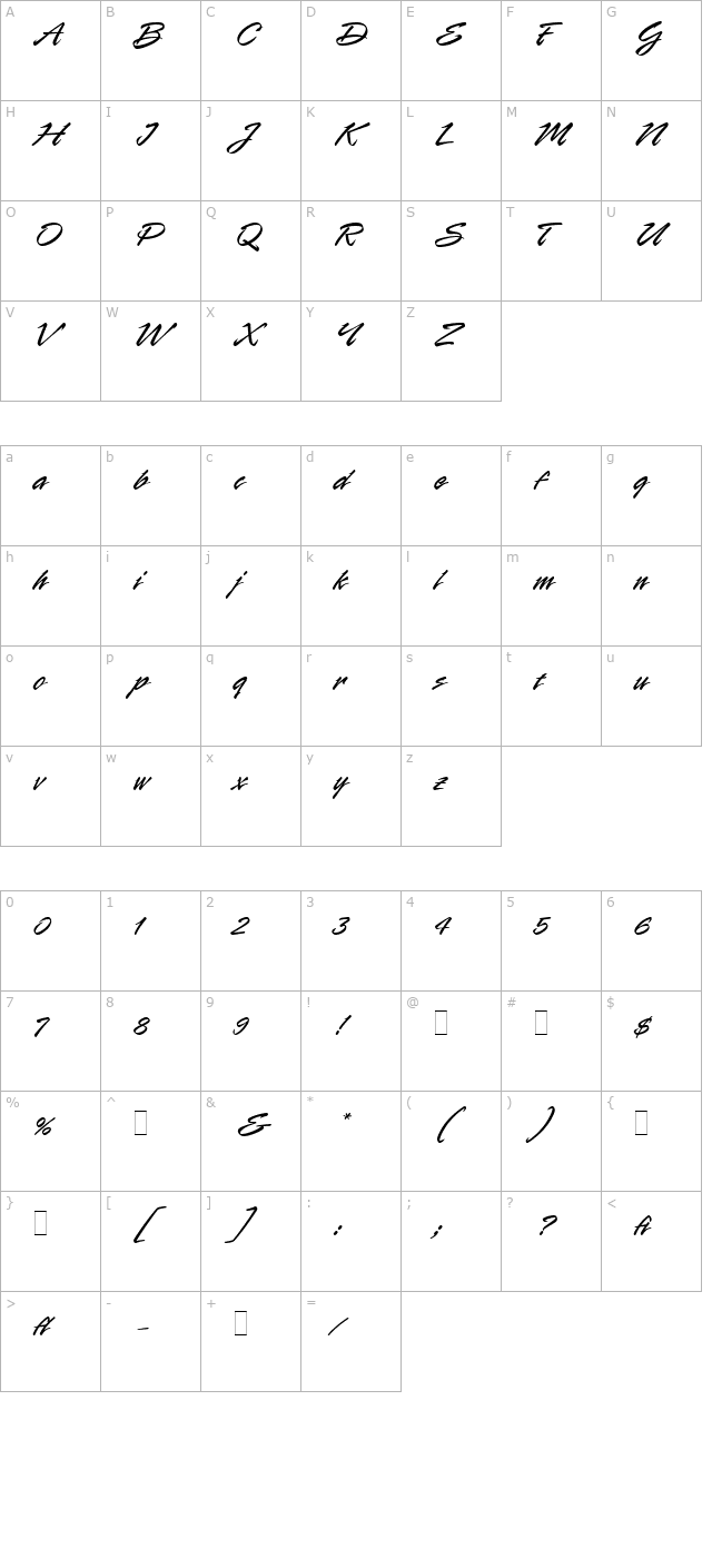 rapier-let-let-plain10 character map