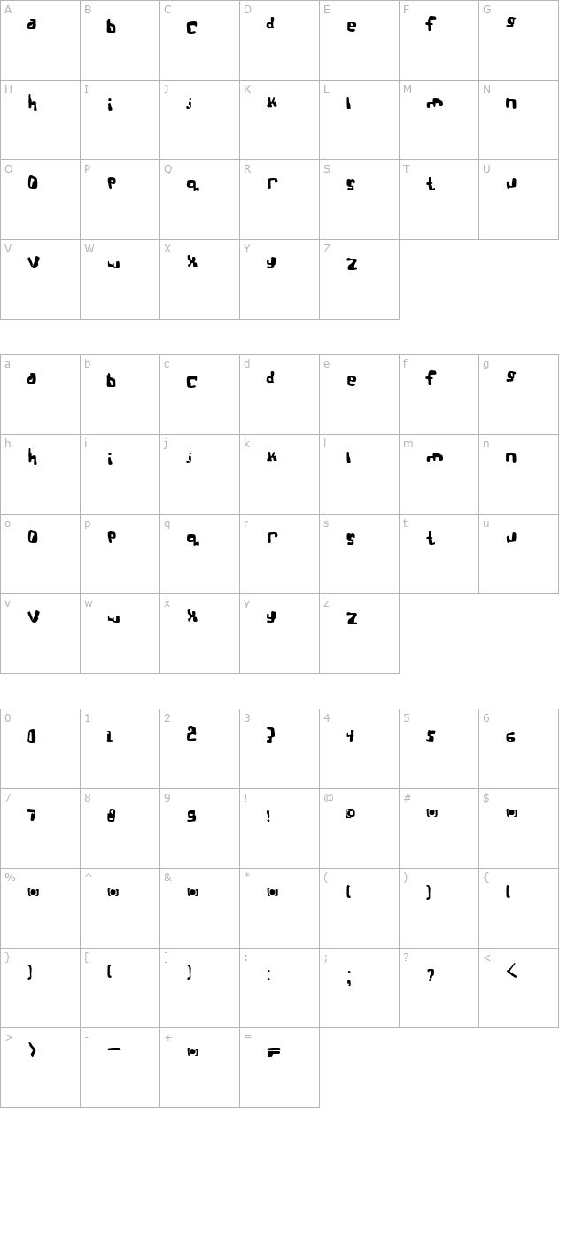 real-bttsoief character map