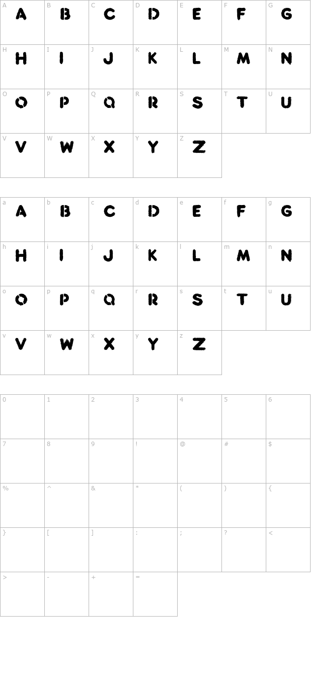 Reclaim character map