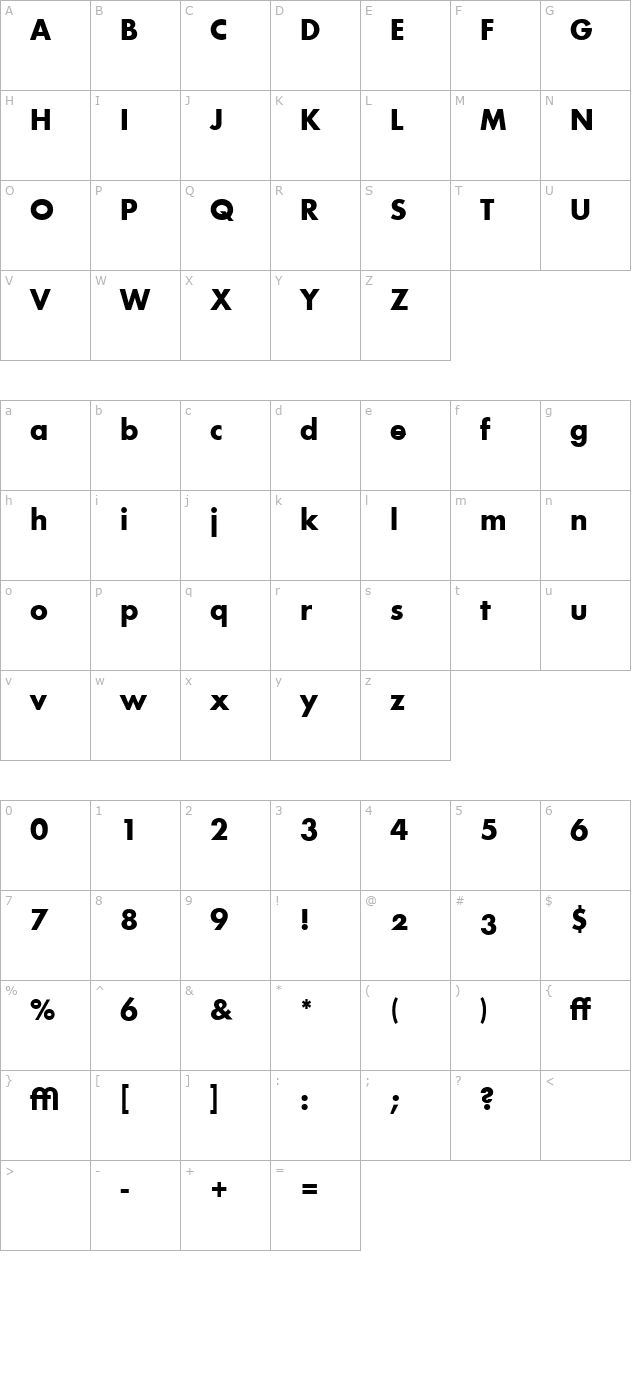 rennerboldarchitype character map