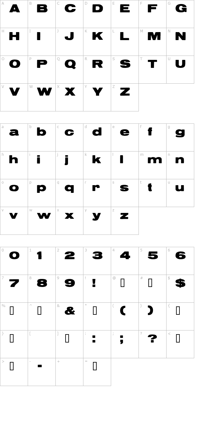 reservoirgrunge character map