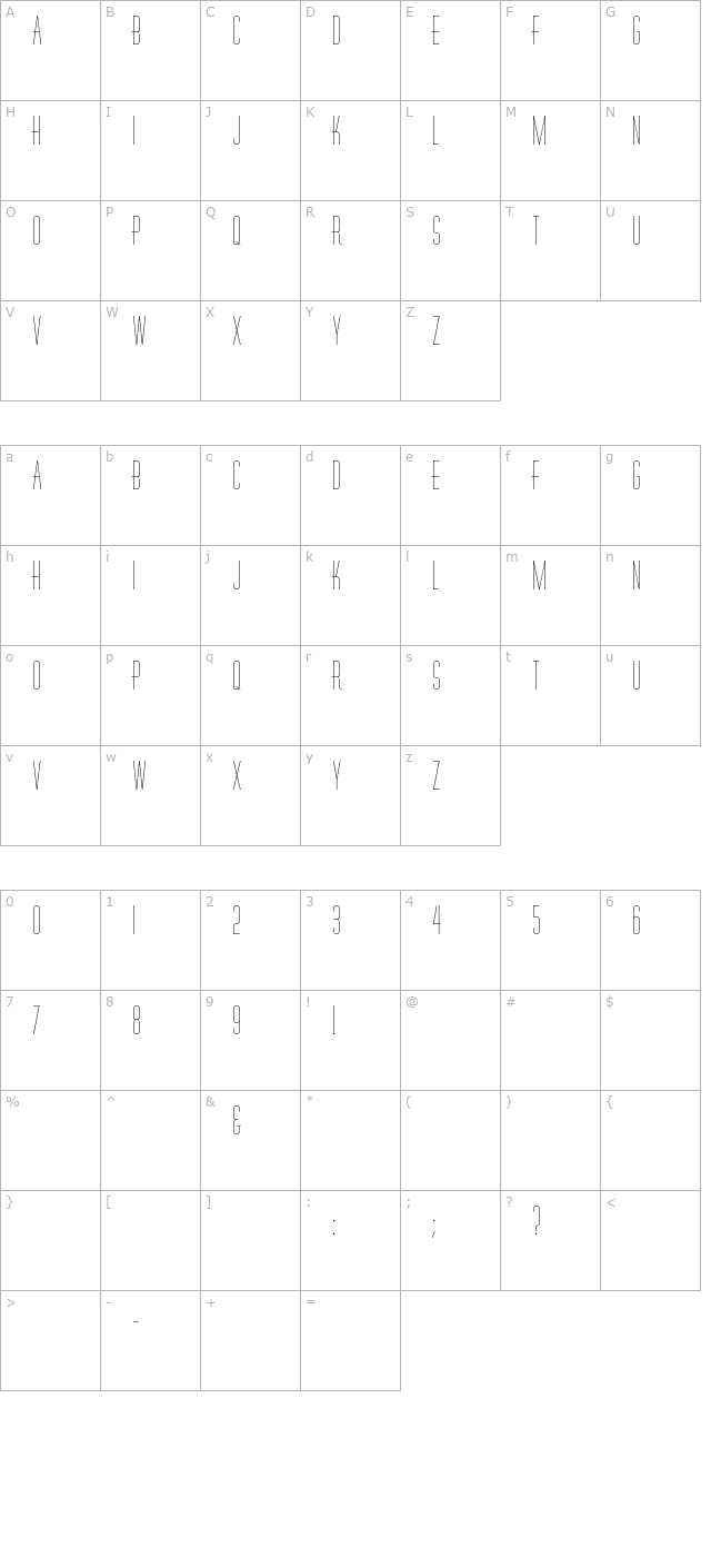 RhyOlver character map