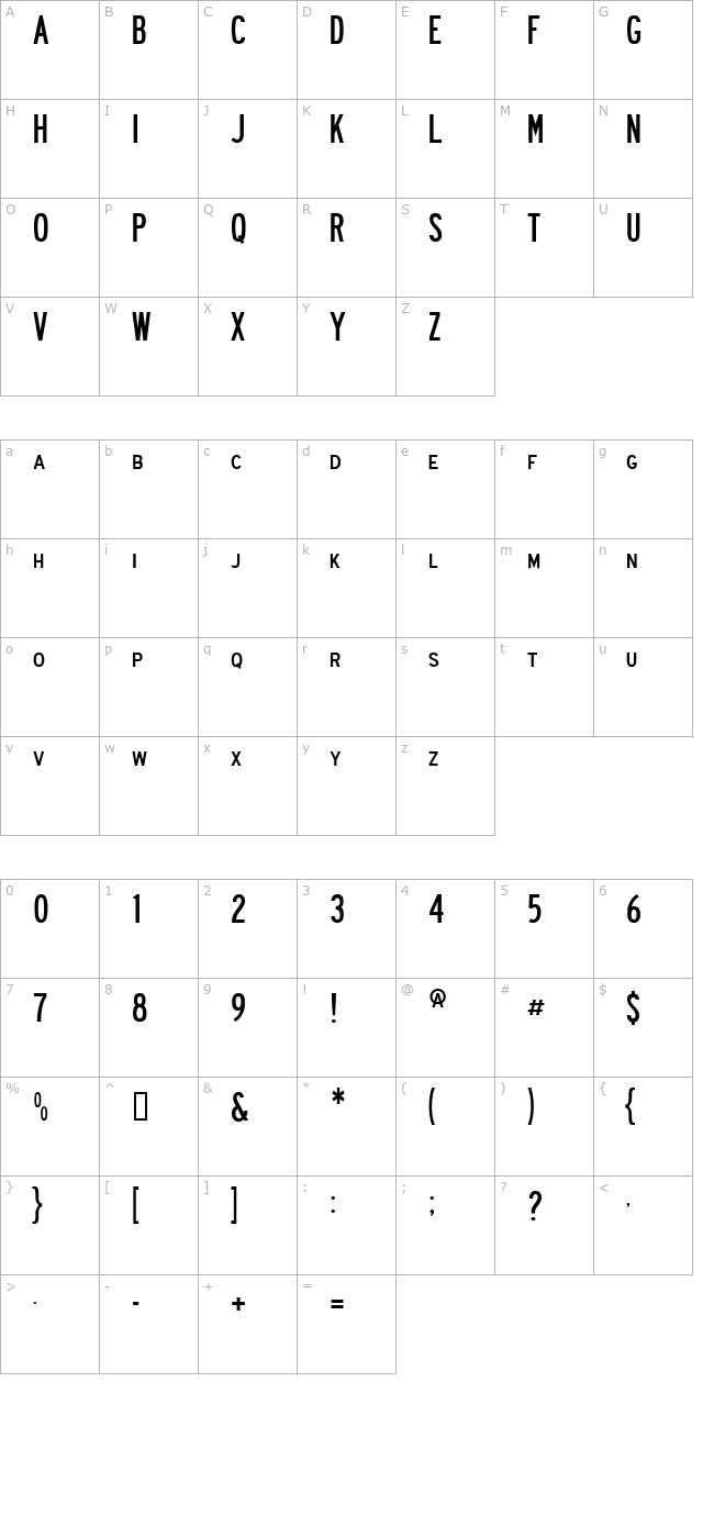 roadway character map