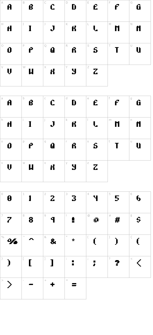 rocket-propelled character map