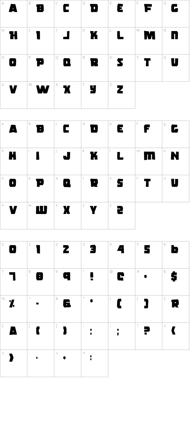 Rogue Hero Distressed character map