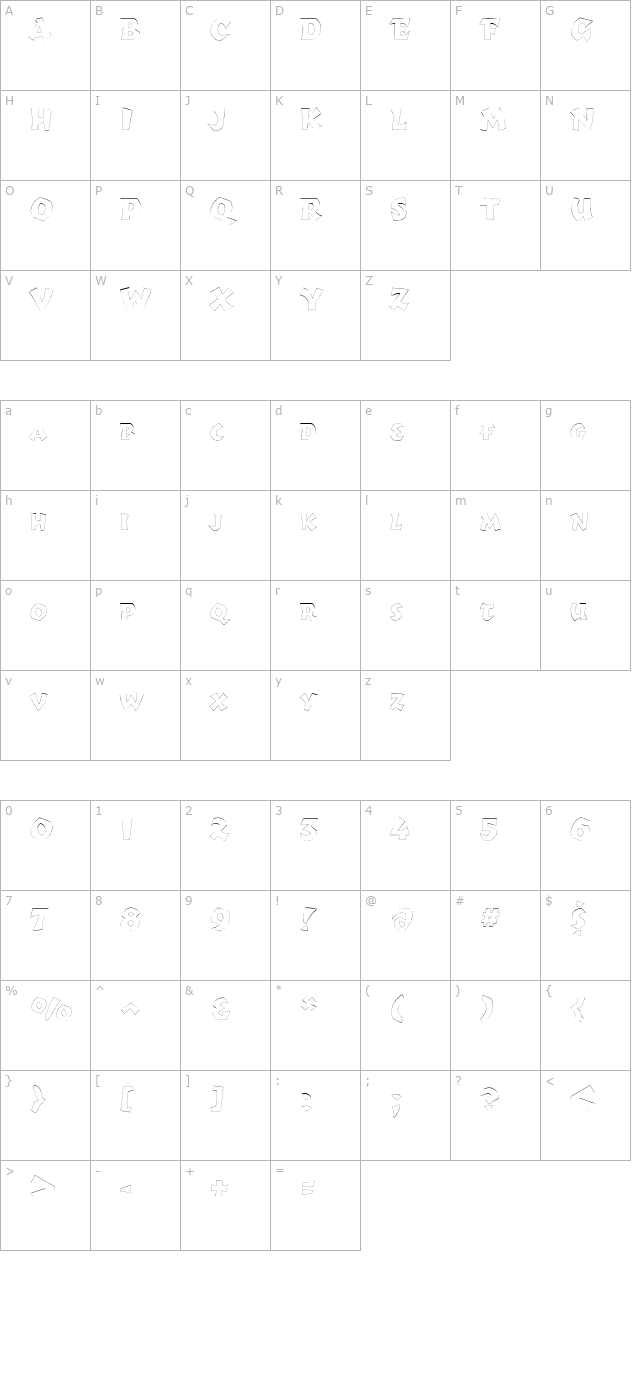 romulusoutline character map