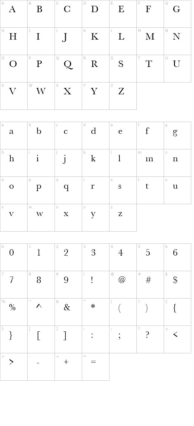 RoxanneBecker character map