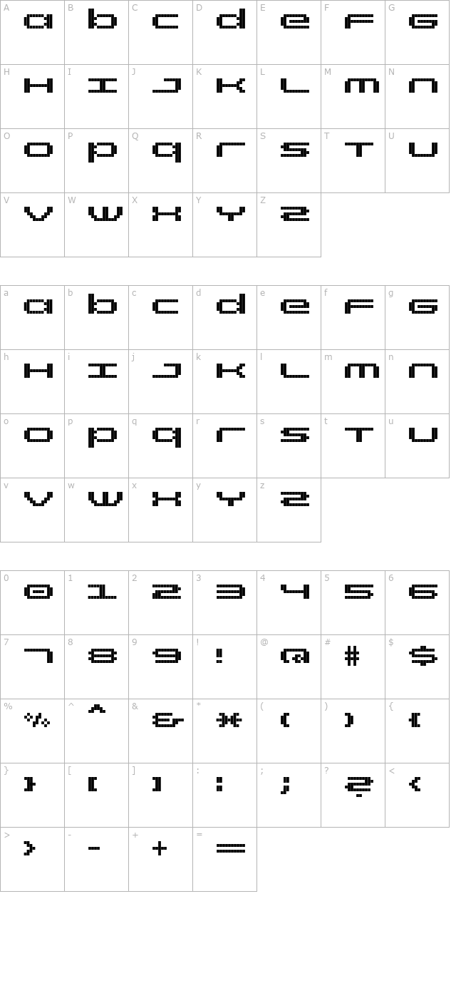 rt-screenloft8-bold character map