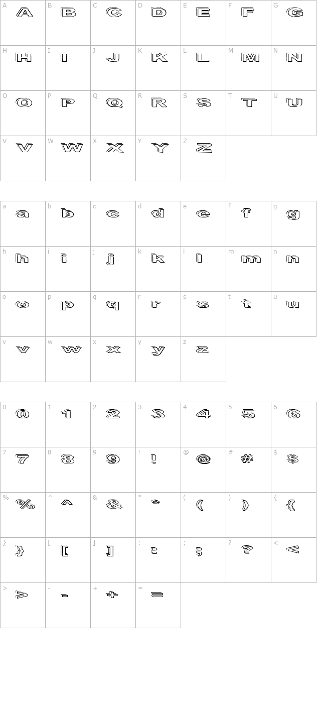 ryckindor character map