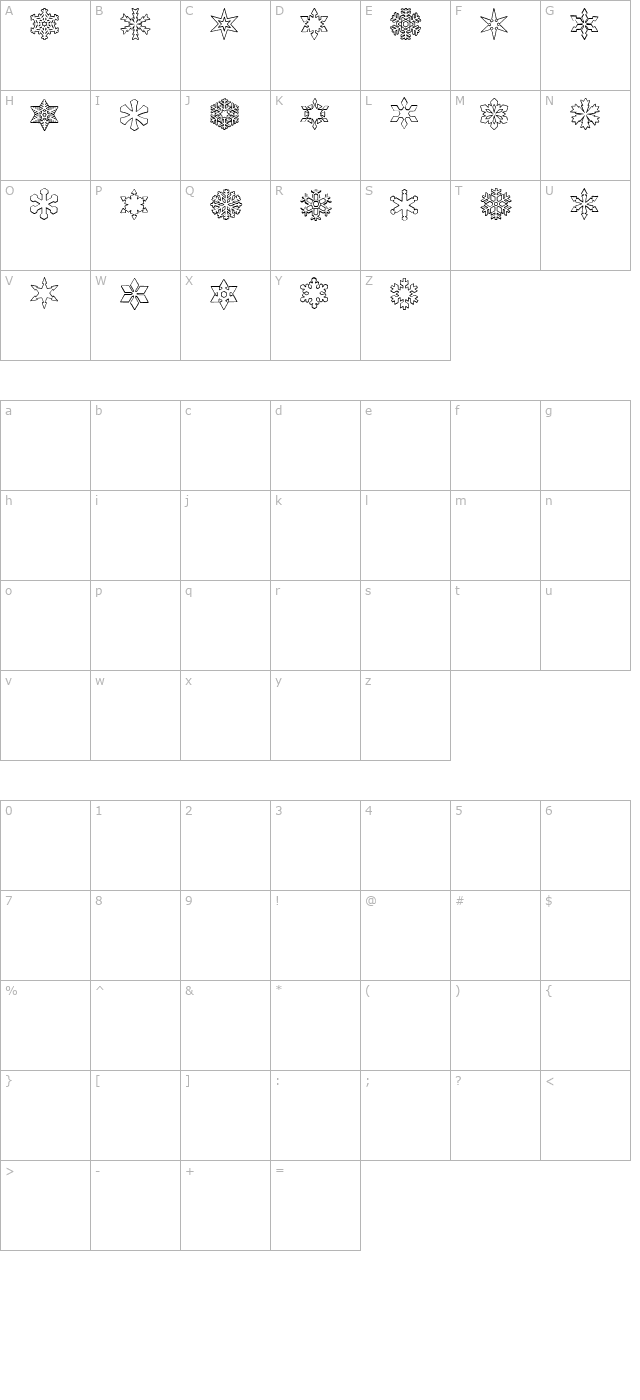 ryp-sflake3 character map