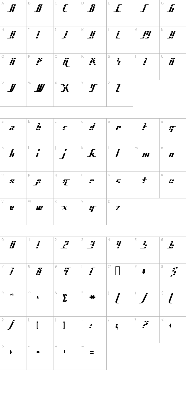 sad-films character map