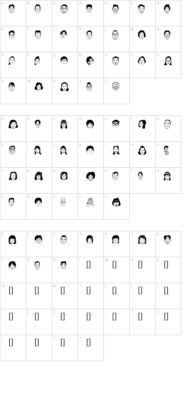 Sakabe People 07 character map