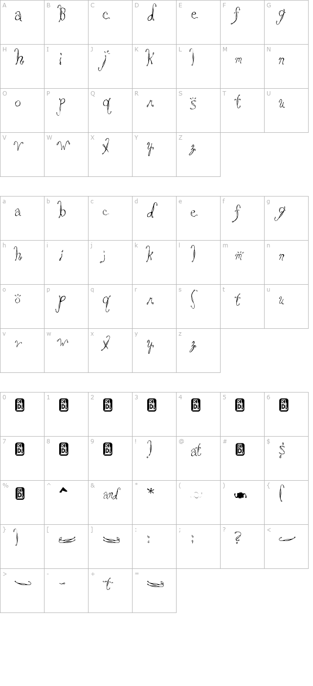 saltwater character map