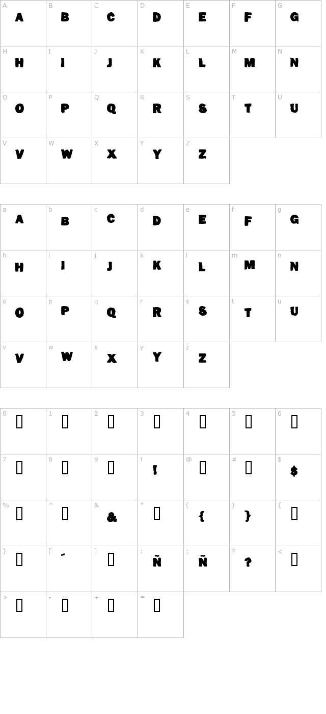 santodomingo-demanteca character map