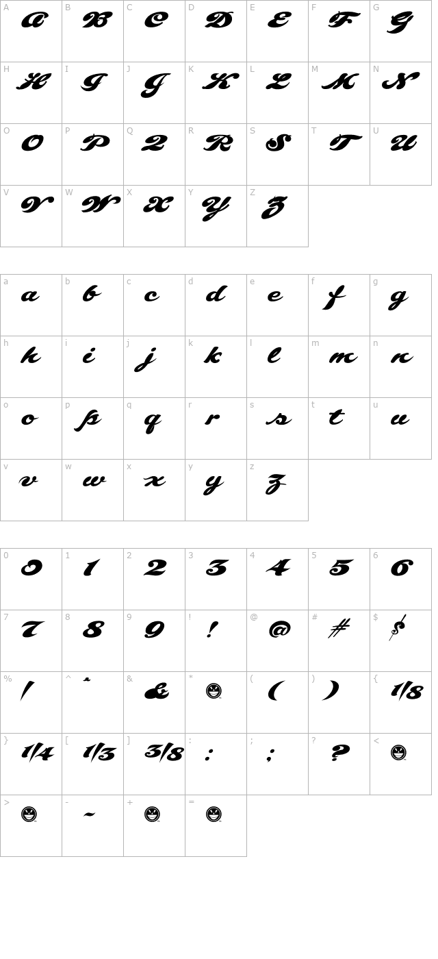 script1-bulletin-stub-normal character map