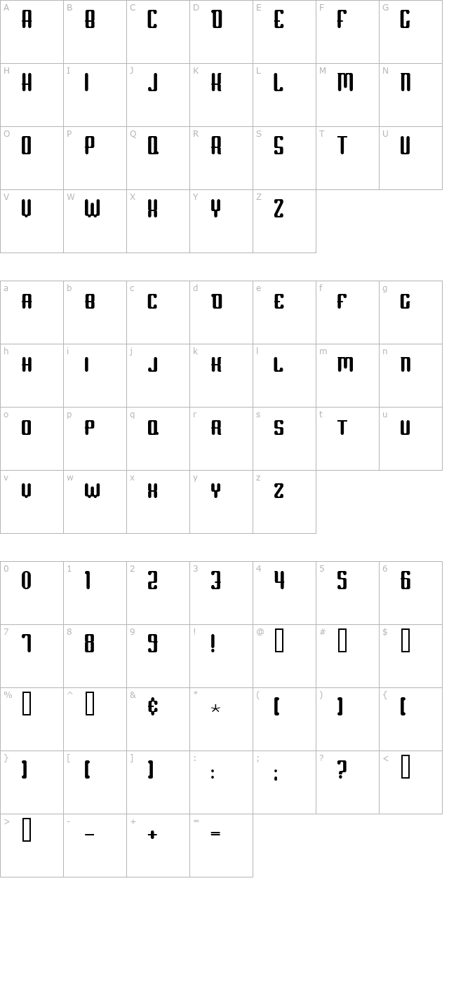 Scum of the Earth character map