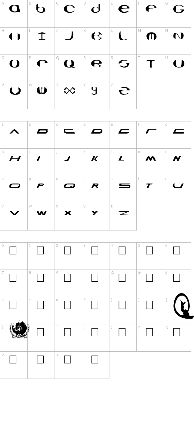 seaquest character map