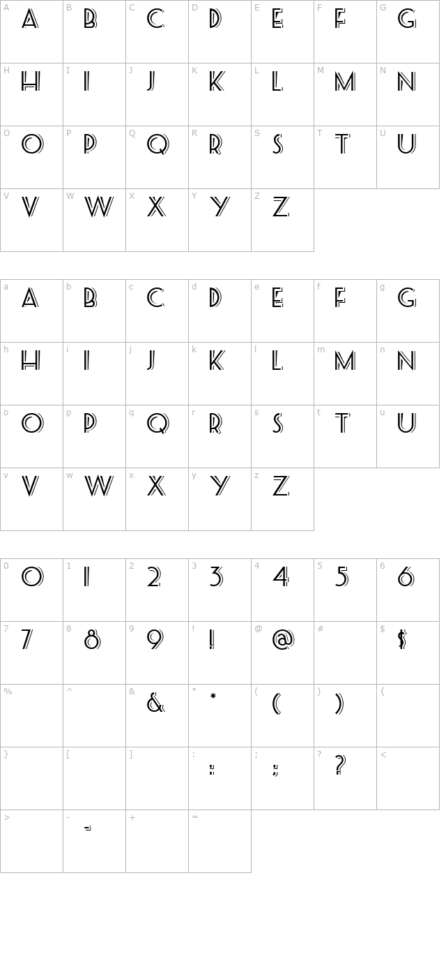 seasideresortnf character map