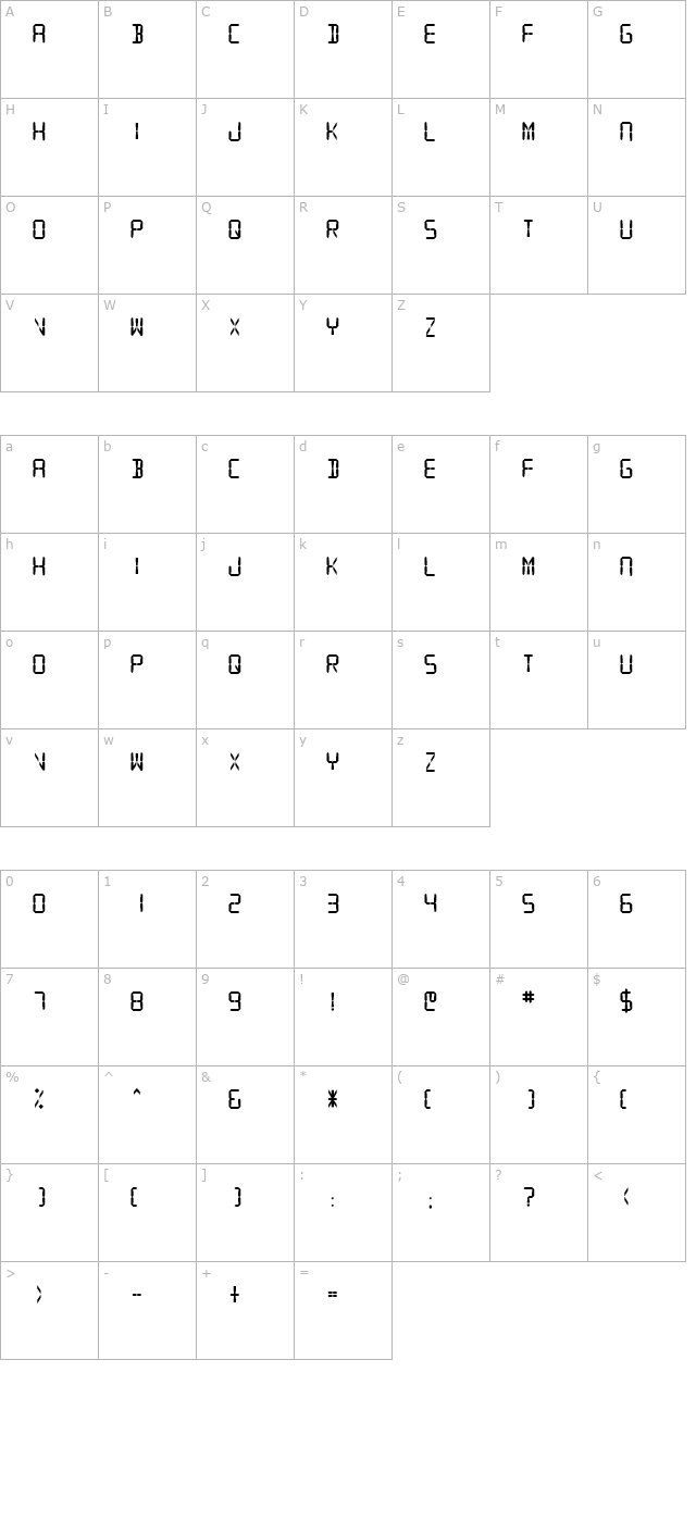 sf-digital-readout-heavy character map