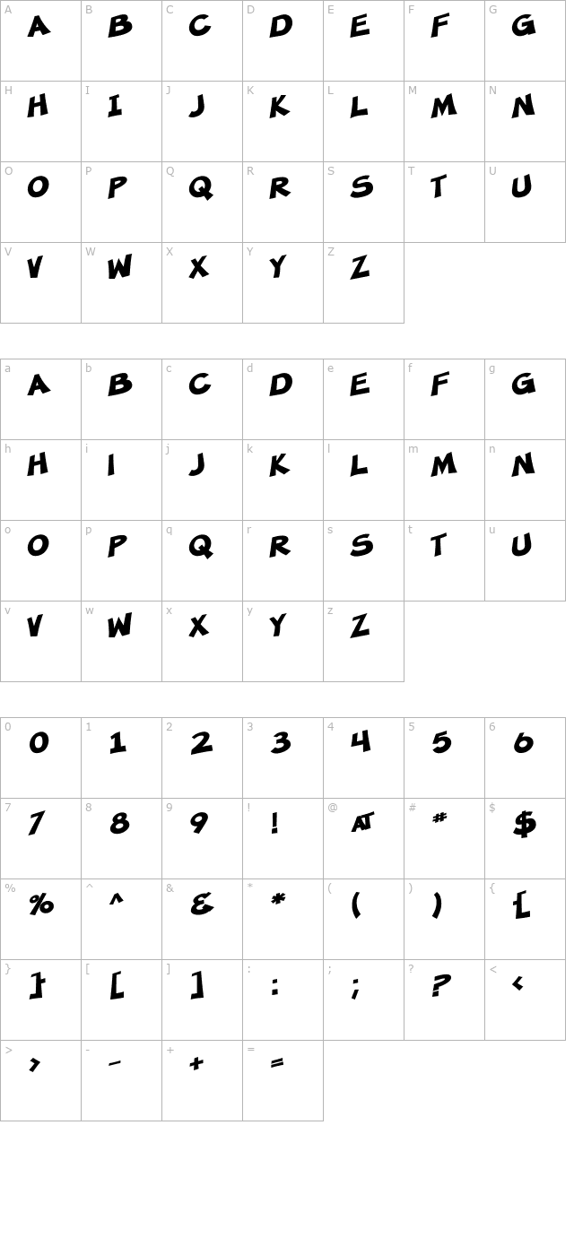 sf-minced-meat-bold character map