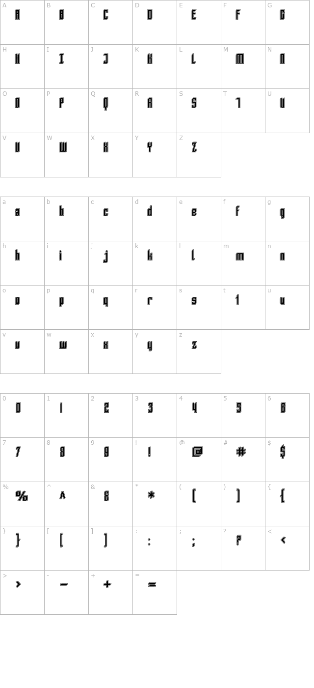 sf-piezolectric-inline character map