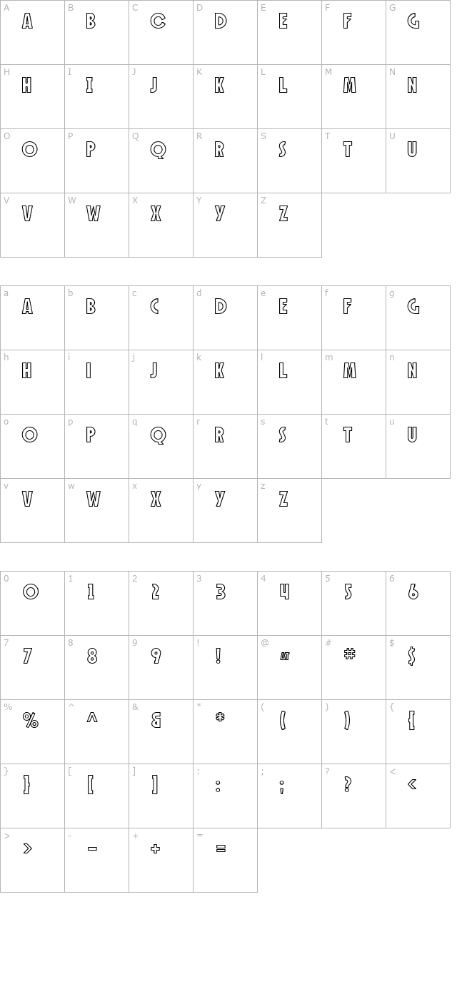 sf-speakeasy-outline character map