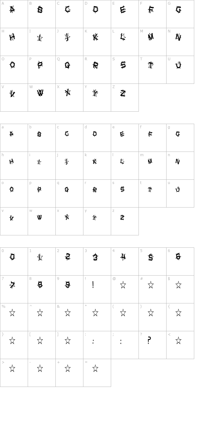 sf-star-dust-condensed character map