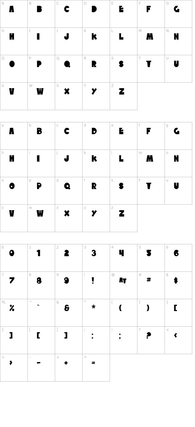 sf-tattle-tales character map