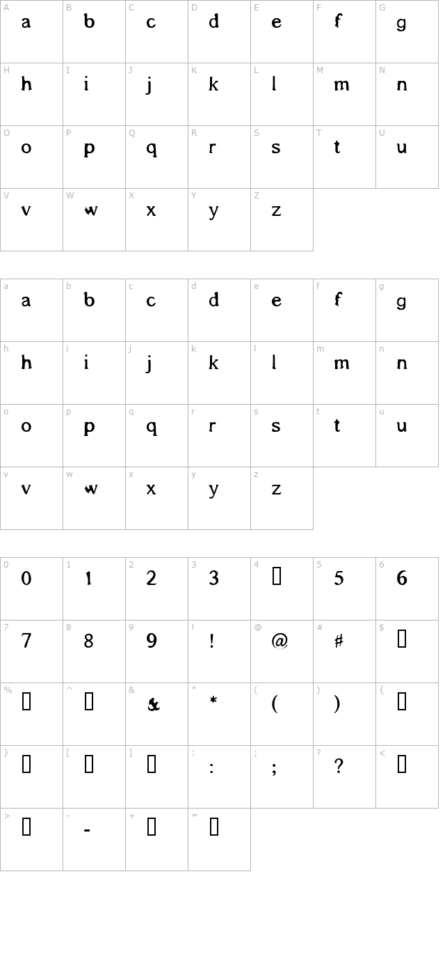 shadows around us character map