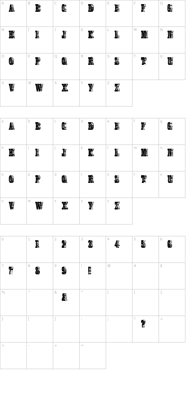 shady-characters-medium character map