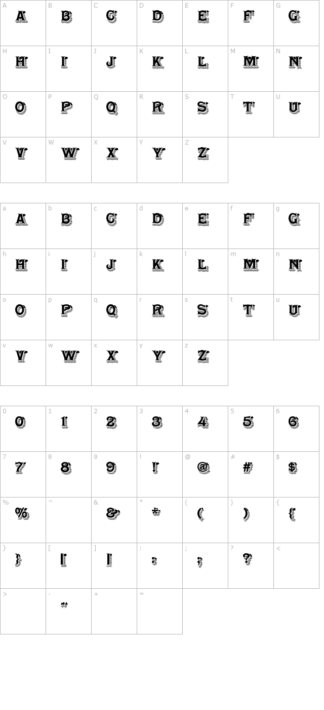 shady-lady-nf character map