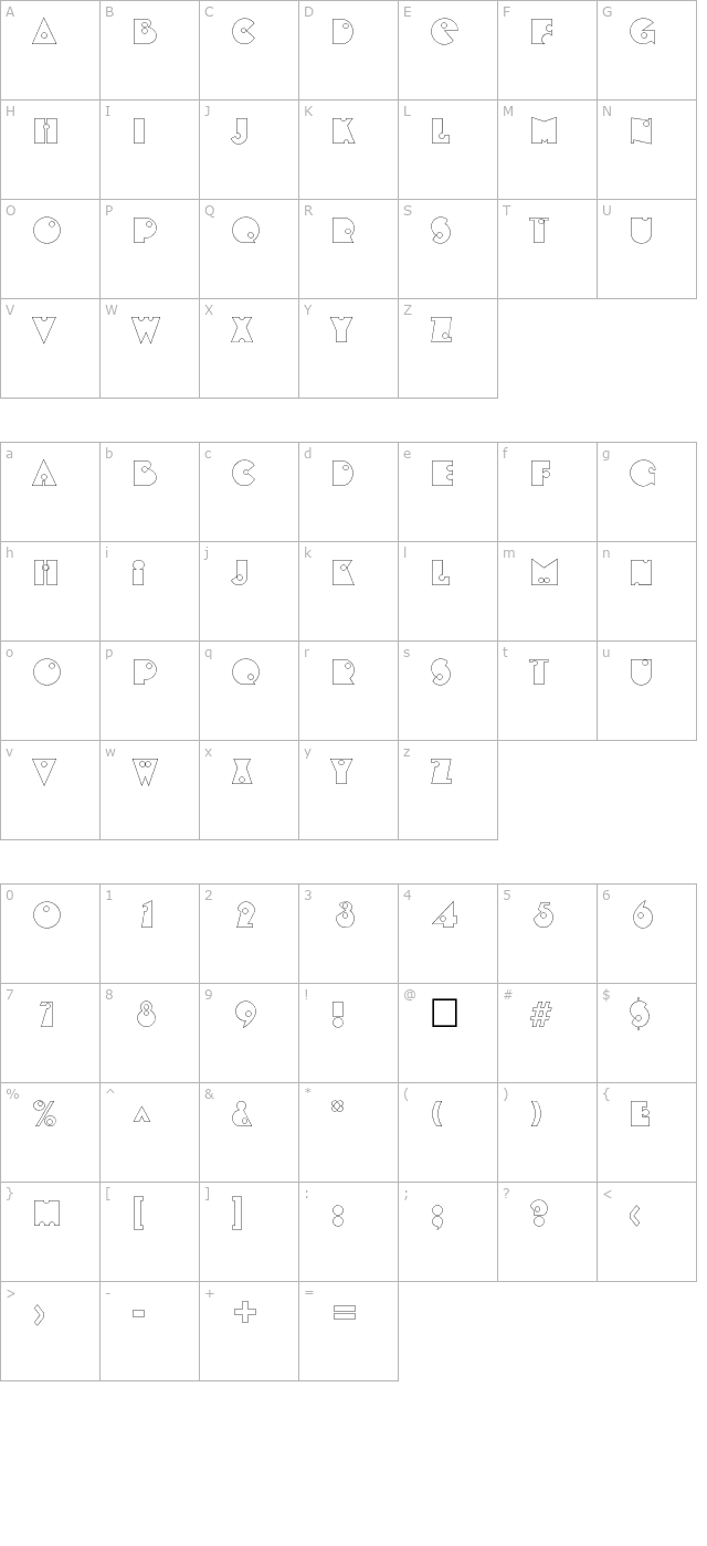 shooter-blanks-sf character map