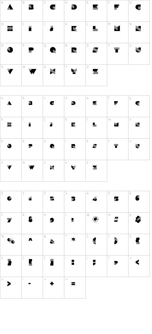 Simaloa_Becker_Caps character map