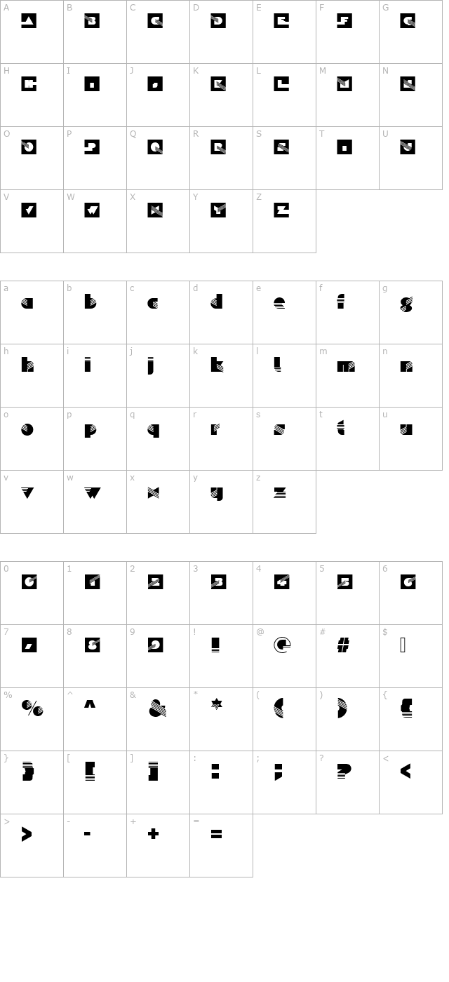 Simaloa_Becker_Initials character map