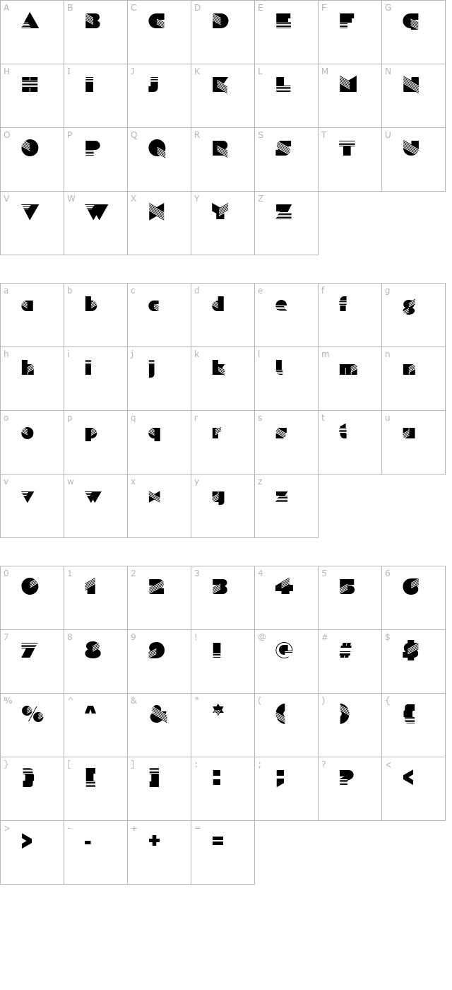 simaloa-becker character map